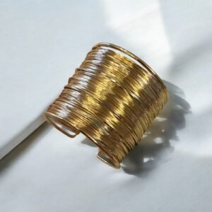 Gold* plated cuff bracelet