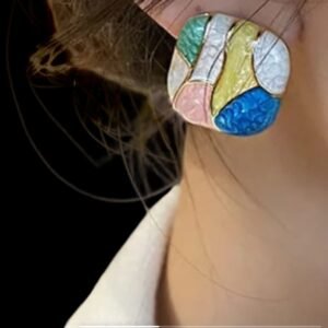 Golden Gleam – Embellished Studs