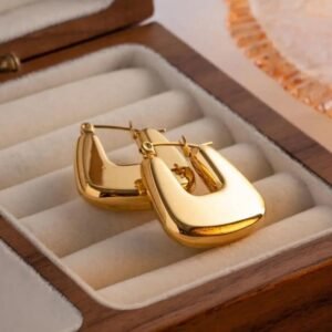Gold Plated Hoop Earring For Girls And Women